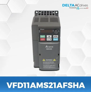อินเวอร์เตอร์ Delta MS300 รุ่น VFD11AMS21AFSHA 200-240V 1 เฟส 2.2 กิโลวัตต์ 3 แรงม้า - Product Image 1