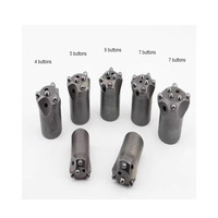 Foret de forage en carbure de tungstène de 51 mm pour roche dure, foret de forage de trous de dynamitage haute résistance pour l'exploitation minière du charbon, outil de forage forgé pour l'extraction de minerai