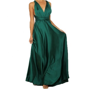 2024 nuovo matrimonio <span class=keywords><strong>donna</strong></span> elegante ballo di fine anno sera <span class=keywords><strong>abiti</strong></span> Sexy <span class=keywords><strong>damigella</strong></span> d'onore infinito convertibile avvolgere lungo Maxi abito - Product Image 1