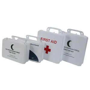 Caja de botiquín de primeros auxilios PP con asa caja de emergencia de supervivencia Caja de Herramientas contenedor de almacenamiento