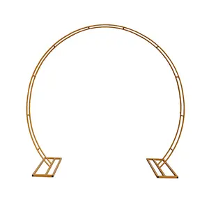 Arco de metal para jardim, balão redondo com formato de balão para arco de casamento e jardim