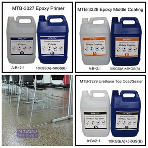 MTBJZJ 	 Colla Epossidica <span class=keywords><strong>Bicomponente</strong></span> Lucida per <span class=keywords><strong>Pavimenti</strong></span> di Studi Artistici, Impermeabile per Cucina - Product Image 3