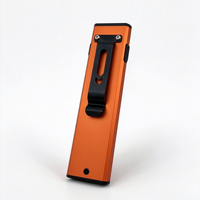 Lampu Kerja Mini EDC COB Senter LED Isi Ulang dengan Magnet Ekor & Klip Belakang, 5 Mode Senter Inspeksi Portabel untuk Berkemah.