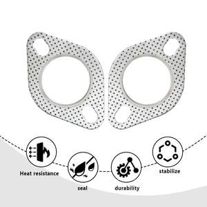 ปะเก็นหน้าแปลน<span class=keywords><strong>ท่อไอเสีย</strong></span>อเนกประสงค์ที่กำหนดเองฝาครอบเพลาลูกเบี้ยวปะเก็นฝาปิดวาล์วอลูมิเนียมส่วนประกอบวัสดุฉนวนกันความร้อนที่ดีที่สุด - Product Image 3