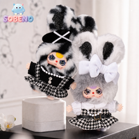 100% Authentique Baby Three Nouvelle Collection Boîte Surprise en Peluche Multicolore Mignonne pour Enfants, Idéale pour Cadeau et Décoration