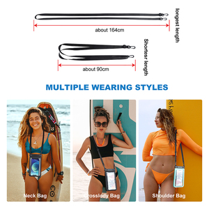 Universal PVC Crossbody Pouch <strong>Waterproof</strong> Mobile Phone Dry <strong>Bag</strong> for Beach Wet Environment Everyday Use - Product Image 2