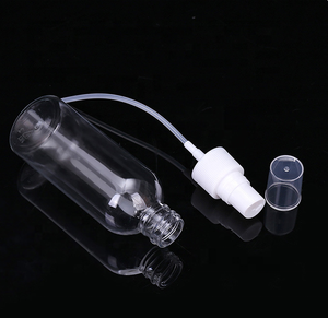 2026 Quality Transparent White Cap Pump Sprayer 50ml Accept Custom logo PET <b>Plastic</b> <b>Bottle</b> - Product Image 3