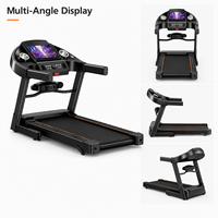 Tapis roulant intelligent électrique pliable professionnel commercial portable pour la maison, la salle de sport, la marche et la course avec inclinaison