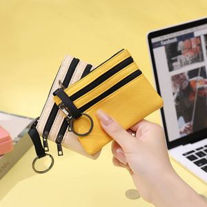 Nouveaux sacs fourre-tout promotionnels personnalisés pour femmes, couleur unie, multi-poches, avec fermeture éclair, pour clés, vente en gros transfrontalière - Product Image 4