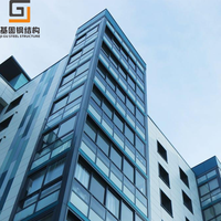 Edificios de Estructura de Acero de Gran Envergadura Prefabricados, Edificio de Acero Estructural Prefabricado de Varios Pisos para Oficinas, Escuelas y Centros Comerciales