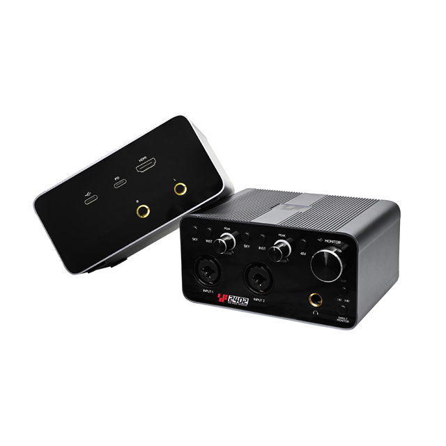 Factory Prices Professional Audio Interface Usb Sound Card Recording for Music Studio