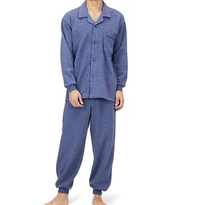 Custom New Style Yarn Dyed Cotton Pyjamas Pajamas Men Pajamas