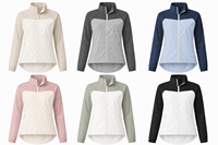 Veste zippée intégrale légère et respirante pour femme, protection solaire UV UPF50+, color-block, séchage rapide, col montant, coupe longue