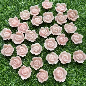 2024 Hot Sell Natural Healing Stones Pink Opal Stone Spiritual Crystal Carving Rose For Home Decor
