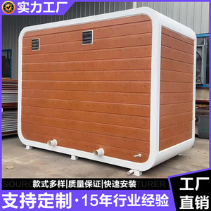 Toilettes portables au design moderne en bois, installation facile pour les attractions touristiques - Product Image 3