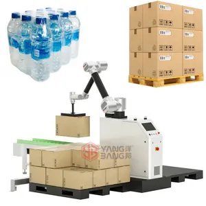 YB-MD16 Automatic End Of Line Packaging Palletizer Machine Bottles Carton Case Collaborative Robot Palletizer
