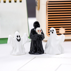 Nouvelle figurine de démon de la mort citrouille d'Halloween KI Yuewu, accessoires décoratifs suspendus DIY, mini ornements de bureau - Product Image 4