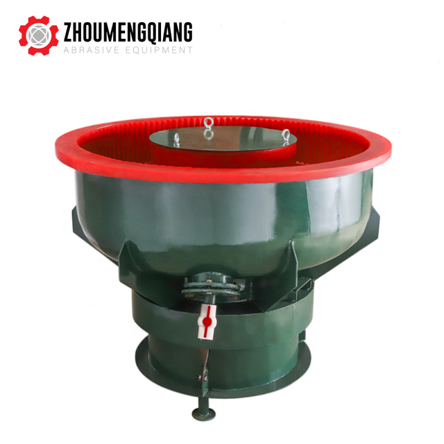 Deburring Low Noise Polishing Vibrating Machine Metal Alloy Polishing Round Rotary Magnetic Tumbling Machine