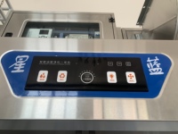 Hotte de cuisinière commerciale moderne intégrée en acier inoxydable brume d'huile ventilée pour hôtel restaurant cuisine hotte murale machine