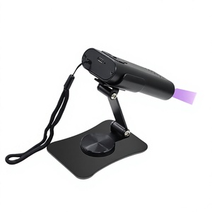 Lampe LED de polymérisation UV transfrontalière pour extensions capillaires et greffe de cils, lumière violette, luminosité réglable, séchage rapide pour - Product Image 1