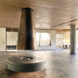 CRUCERO Decoración respetuosa con el medio ambiente Villa Hall 50cm <span class=keywords><strong>Chimenea</strong></span> <span class=keywords><strong>eléctrica</strong></span> suspendida de carbón electrónico con efecto de llama - Product Image 1