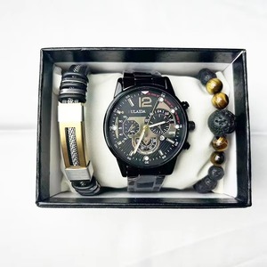 Drioshipping Montres à Quartz Tendance avec Bracelet et Coffret, Montres Sport et Affaires avec Calendrier pour Hommes, Ensembles de Bijoux Reloj - Product Image 3