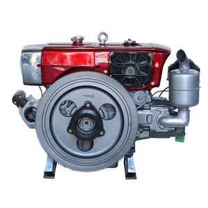 Single-cylinder Water-cooled <b>Condensing</b> ZS1100 Electric 15-Horsepower Diesel Engine With Lights of Bottom Price - Product Image 1