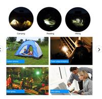 Panneau solaire portable 3W Ampoules Système d'éclairage solaire Lumière d'urgence portable Chargeur de téléphone Lampes de camping