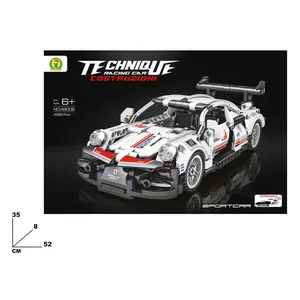 Technique Racing Car Construction 492 Pcs Sport <b>Model</b> Building <b>Kit</b> - Product Image 3