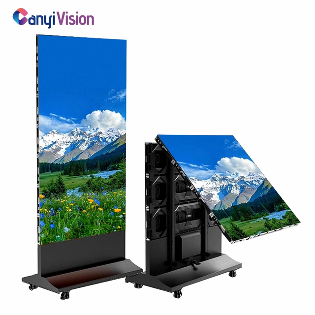 Foldable LED Poster Screen P2.5 Portable Digital LED Display Stand for Advertising and Events