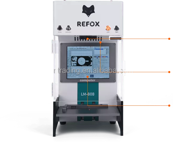 REFOX LM-80E Back Door Removal Laser Machine for iPhone 8 8P X Xs Max XR 11 12 13Pro Max Rear Glass Battery Housing Disassembly