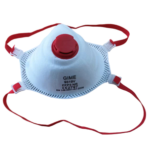 Fabrikgefertigte EN149 Einweg-FFP3-Atemschutzmaske mit Ventil, Halbgesichtsmaske aus Vliesstoff, Nadelfilz und Schmelzgeblasenem Stoff - Product Image 4