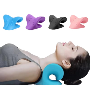 Chiropraktik Pillow <span class=keywords><strong>Neck</strong></span> Stretcher für Body Relaxer Traktion gerät zur Schmerz linderung Ausrichtung der Halswirbel säule auf die Nackens ch ulter - Product Image 1