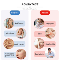 MOEN-Gel rafraîchissant réutilisable, personnalisable et imprimé, gel rafraîchissant pour les yeux, coussinet pour masque pour les yeux, spa de massage anti-gonflement