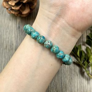 Pulsera de Piedra Natural con Cuentas de Vidrio Coloridas, Energía del Plexo Solar, Servicio de Exportación Global de Primera Categoría, Personalización Artesanal - Product Image 5