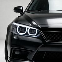 Ensemble de phares LED compatible avec BMW Série 3 F30 F31, double lentille DRL 6000LM 6500K