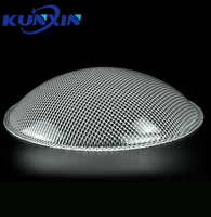 Diffuseur de lumière rond à haute intensité Feuille prismatique en polycarbonate Feuille de diffuseur d'abat-jour