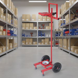 EVER-LEADING LD-AU5211 Supporto Mobile <span class=keywords><strong>in</strong></span> Metallo per Pellicola Protettiva, Dispenser Regolabile <span class=keywords><strong>in</strong></span> Altezza per Fogli di Plastica per <span class=keywords><strong>Carrozzeria</strong></span> e Officina di Verniciatura - Product Image 4