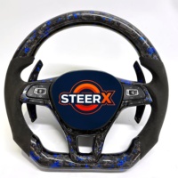 Volant en fibre de carbone Volkswagen Golf R pour MK7 MK7.5 MK8 Passat CC Polo Jetta Tiguan Upgrade