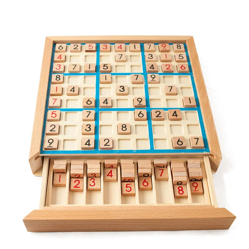 Venta al por mayor nuevo producto inteligencia juguete juego de mesa juego de matemáticas madera clásico Sudoku juego de mesa