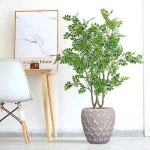 Nouveau design Grande jardinière en oxyde de magnésium Décoration artistique Grande jardinière en ciment de magnésium - Product Image 2