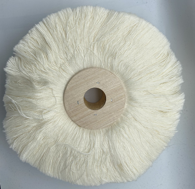 Круглая щетка и Швабра из шерсти и хлопка для обуви, мягкая и белая щетка для полировки обуви и кожи