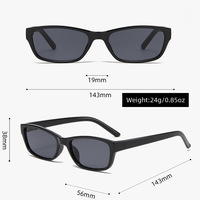 Ade Wu 3660 Nouvelles Lunettes de Soleil Carrées Tendance, Style Rétro Unisexe, Protection UV400, Logo Personnalisé, Modèle 2026