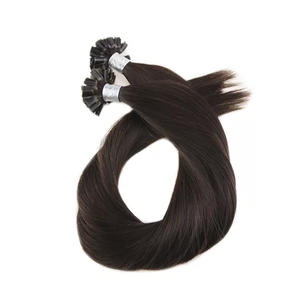 Extensions de cheveux humains vierges russes Jasmine Beauty, directement de l'usine, pointe en U, lisses et soyeuses, ondulées, teintes, double qualité supérieure, fabriquées à la machine - Product Image 1