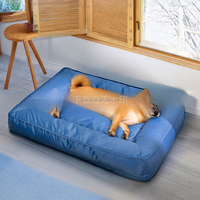 Lit surélevé pour chiens et chats en tissu Oxford - Imperméable, résistant aux morsures, amovible, lavable, respirant, lit orthopédique