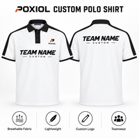 Polo personnalisé pour club de football, tenue d'équipe à manches courtes, logo personnalisé pour équipes de football, entraîneurs, personnel, fourniture OEM, faible MOQ
