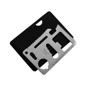 Navaja suiza multifuncional de acero inoxidable, tarjeta de supervivencia para camping al aire libre, en stock, portátil y creativa - Product Image 5