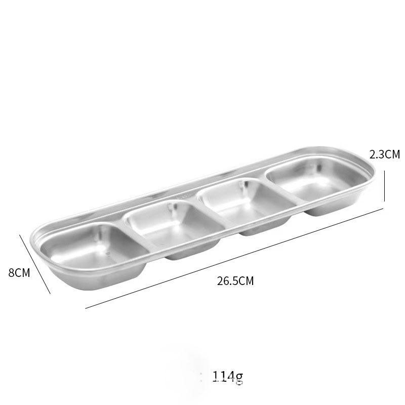 Plata 4 Compartimentos