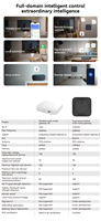 Tuya Zigbee Gateway Inalámbrico de Doble Banda, Hub de Automatización del Hogar Inteligente, BLE de Largo Alcance, Multi-modo, Sigmesh Gateway Hub THP01-ZB-V5