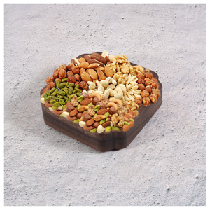 <span class=keywords><strong>Walnut</strong></span> gỗ phục vụ khay gỗ vuông Snack khay gỗ tự nhiên bảng cho trái cây Veggie chip và Dip phục vụ đĩa cứng - Product Image 6